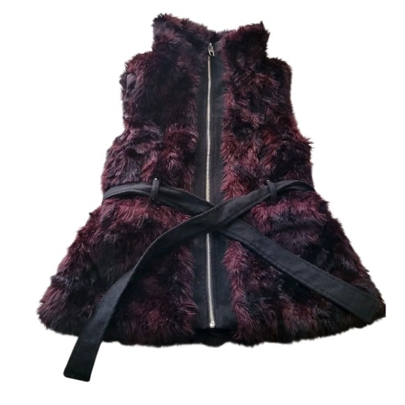 Miss Sixty Y2K Style Faux Fur Vest - Picture 2 of 14